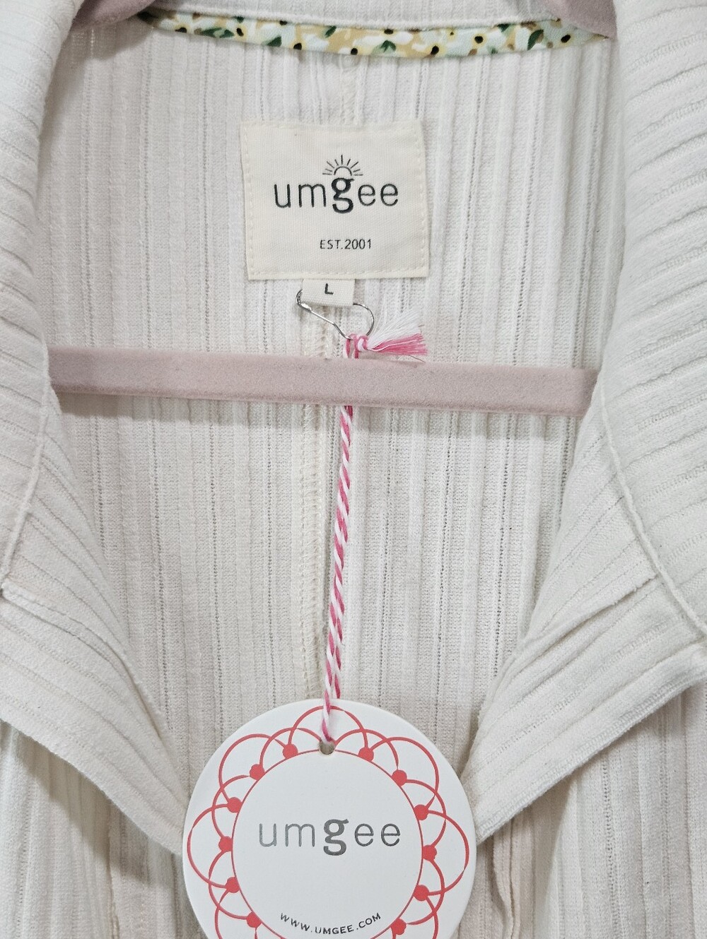 Umgee Beige Ribbed Button-Up Romper - Picture 3 of 11